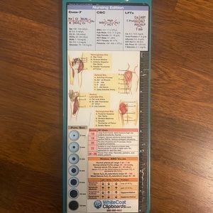 White coat brand folding clipboard